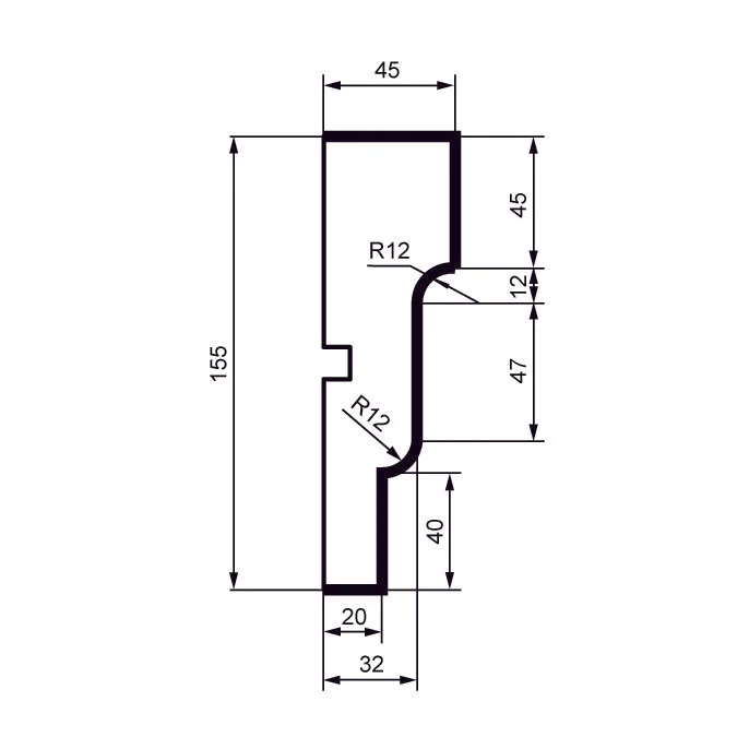 Fasādes molding MC129