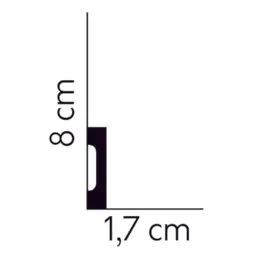 Durvju apmale MD008E