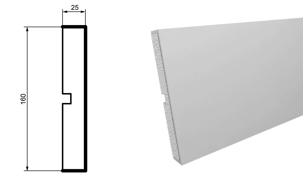 Fasādes molding MC145