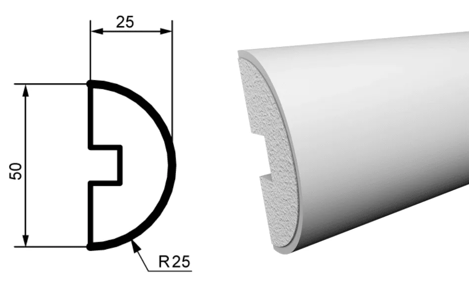 Fasādes molding MC147