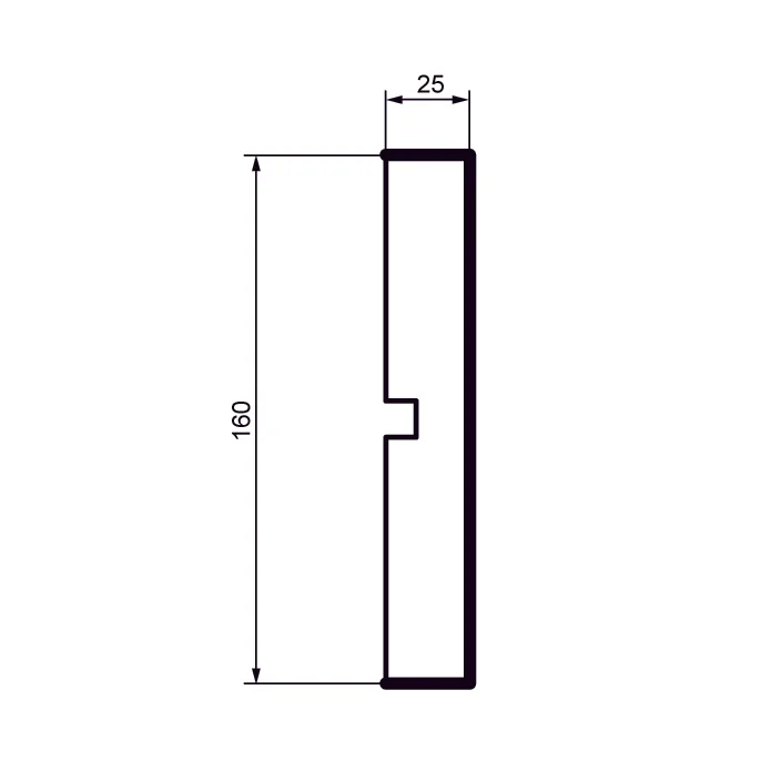 Fasādes molding MC145