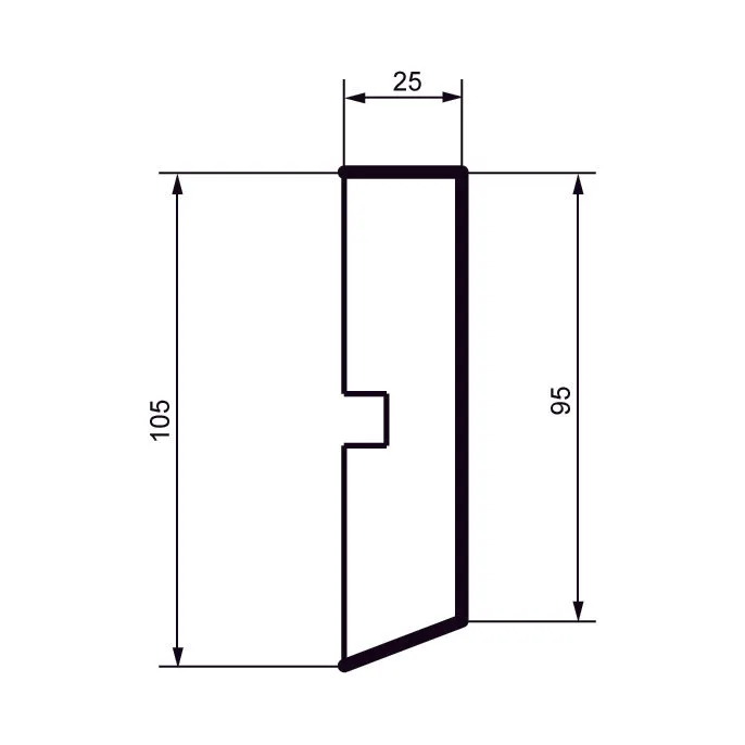 Fasādes molding MC111