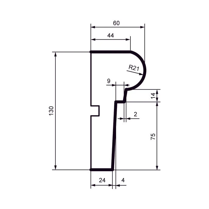 Fasādes molding MC118