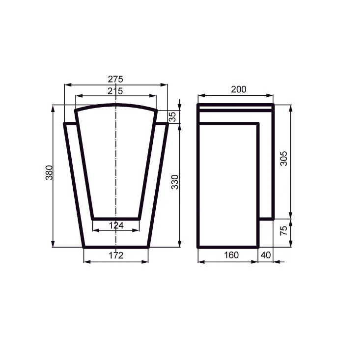 Fasādes elements ZC105