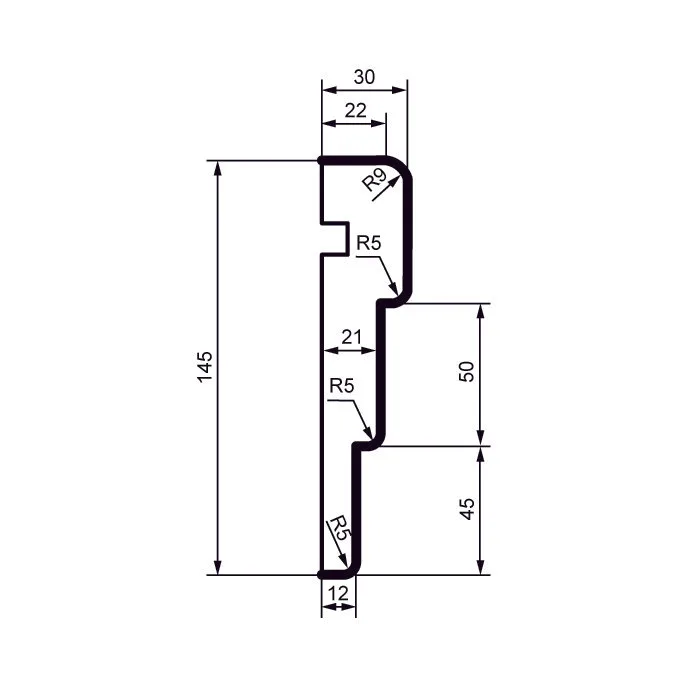 Fasādes molding MC122