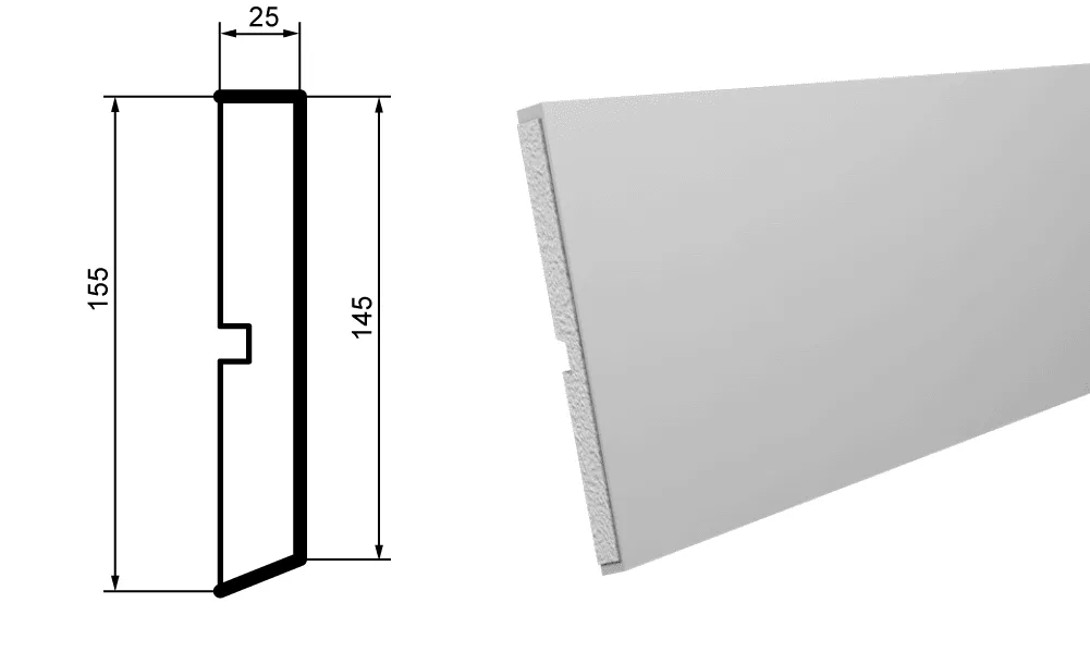 Fasādes molding MC126