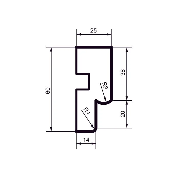 Fasādes molding MC101