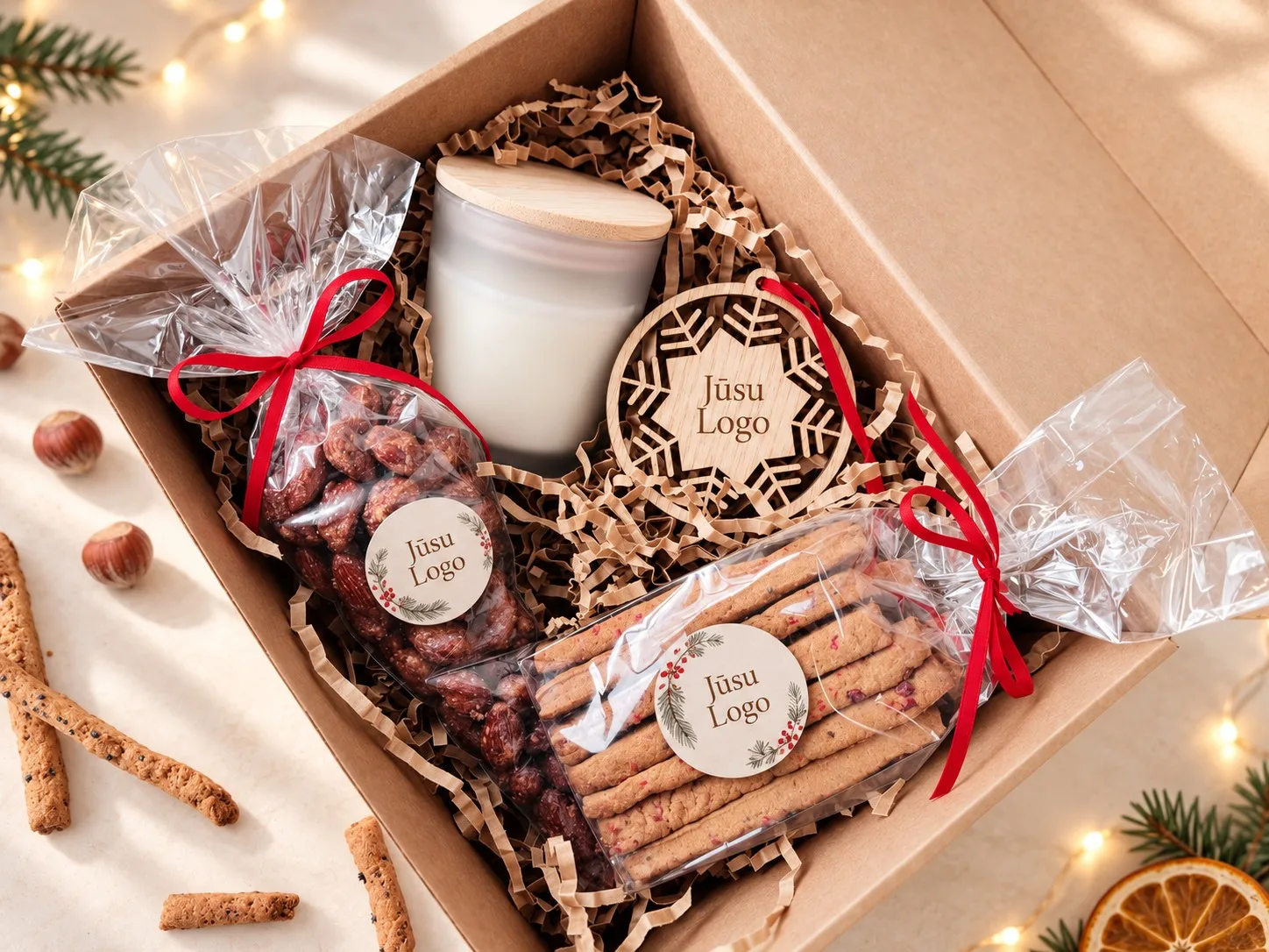 Christmas gift set “Dance of Snowflake Lights”