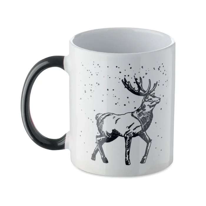 Christmas mug with a reindeer, 300 ml