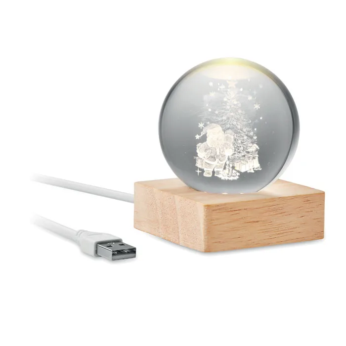 Gaismas bumba SANTA LIGHT, ar Jūsu logo