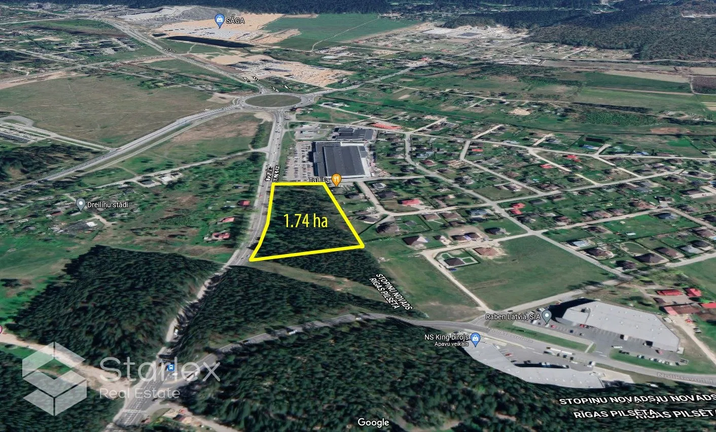 1.74 ha zemes gabals Lubānas ielas pirmajā līnijā 4