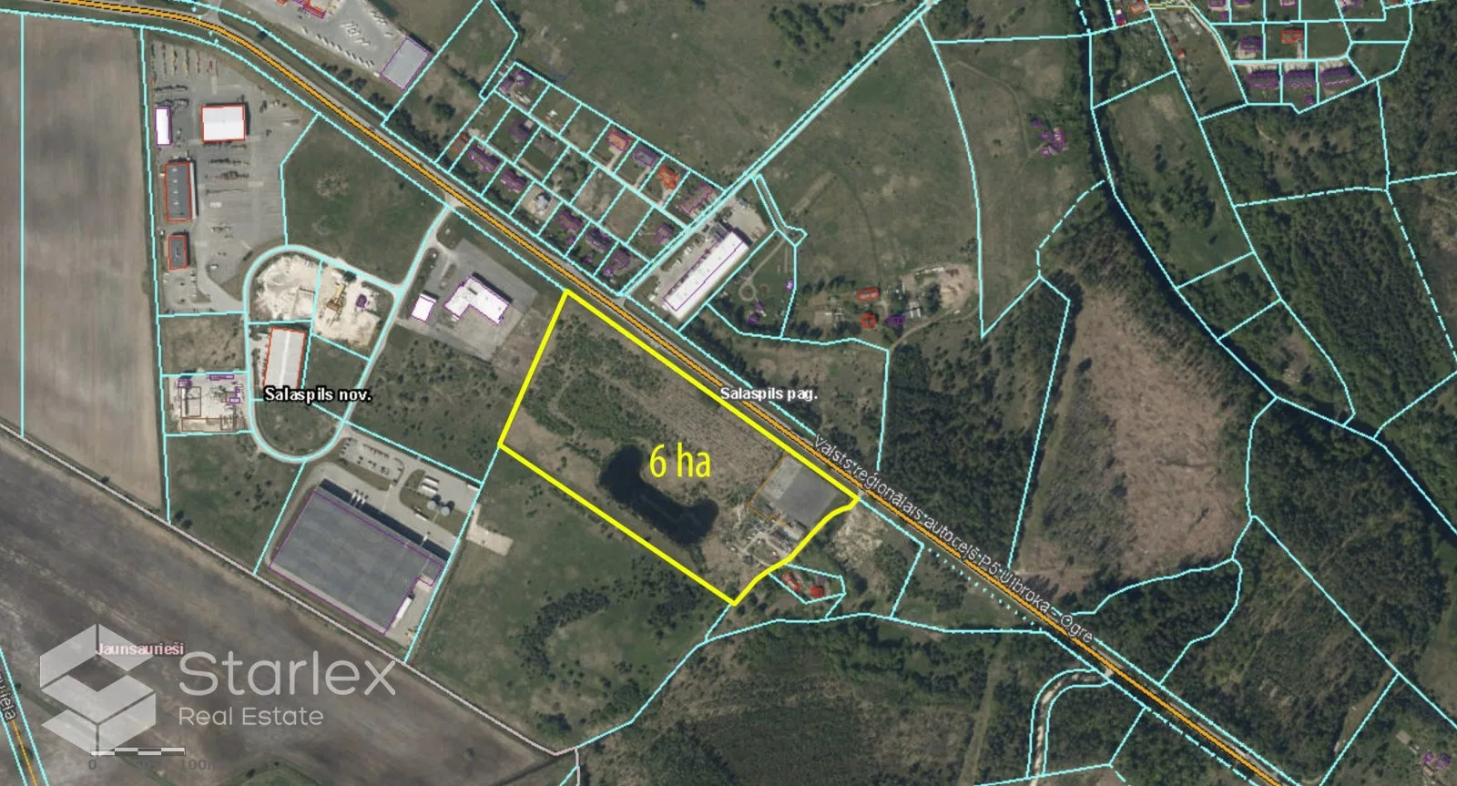 6 ha zemes gabals Salaspils pagastā 4
