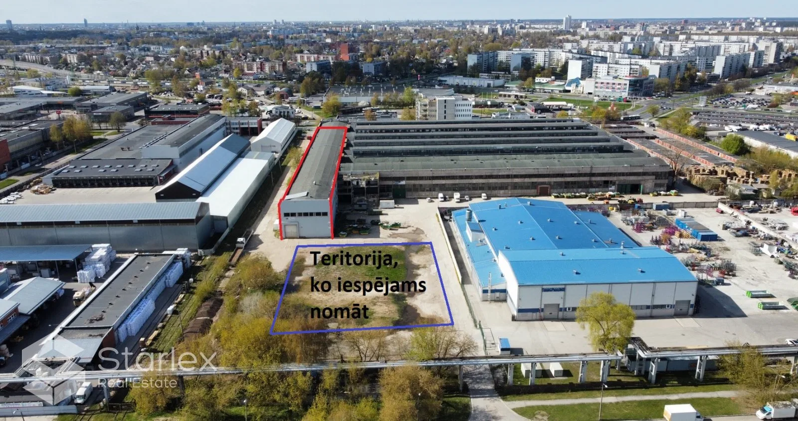 Ražošanas telpas ar augstiem griestiem Pļavniekos 2