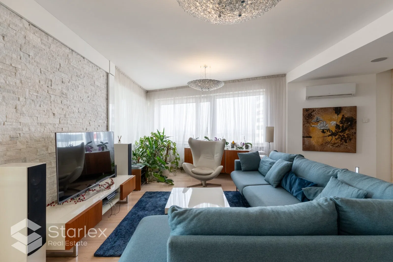 5 istabu penthouse Skanstē – 19. stāvs, panorāmas skats, 227 m² 5