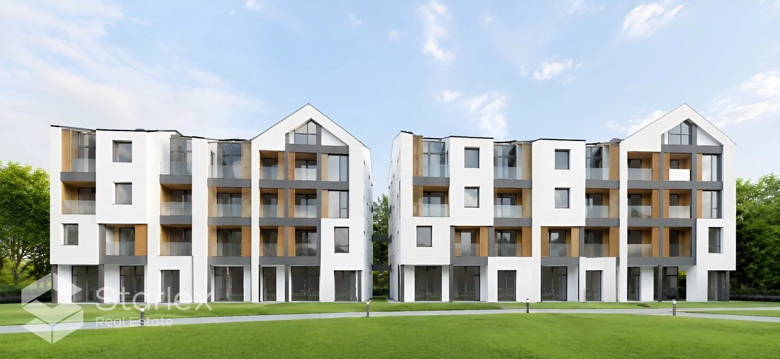 3-room apartment with full furnishing in the new project Buru Quarter 4